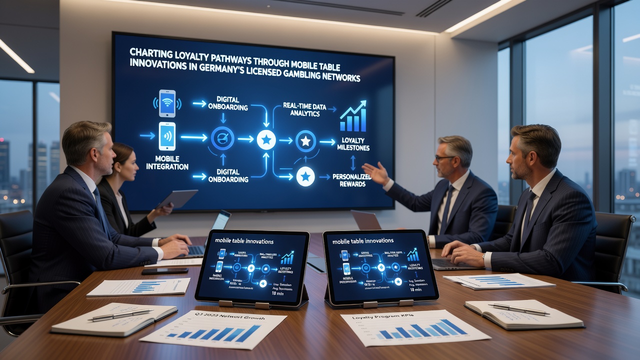 Loyalitätsdashboard für mobile Tischspiele in lizenzierten Netzwerken