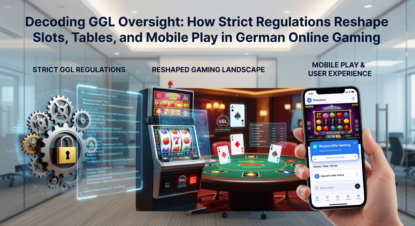 Visuelle Darstellung von Tischspielen wie Roulette und Blackjack unter GGL-Regulierungen mit Fokus auf Live-Dealer und Limits