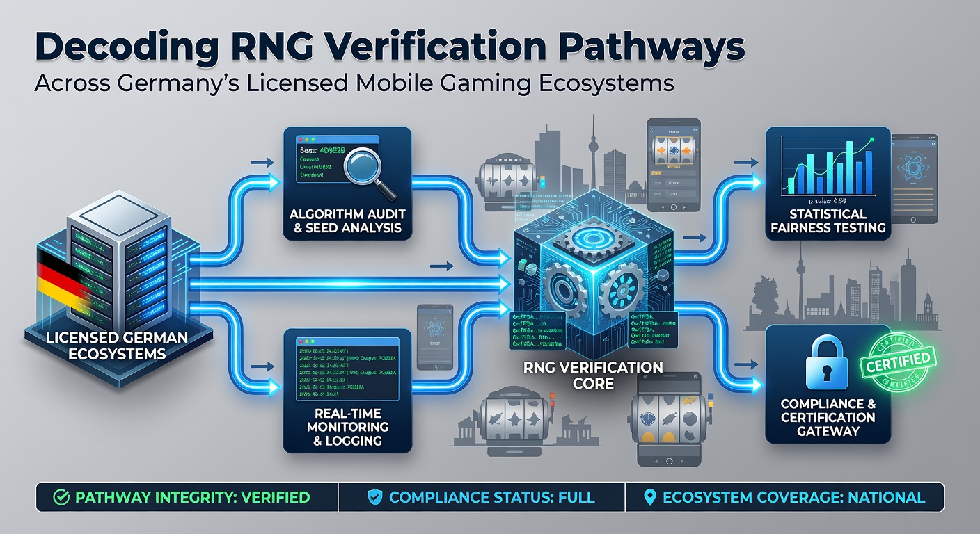 Darstellung von mobilen Schnittstellen mit RNG-Verifizierung und hybriden Spielintegrationen in deutschen lizenzierten Casinos