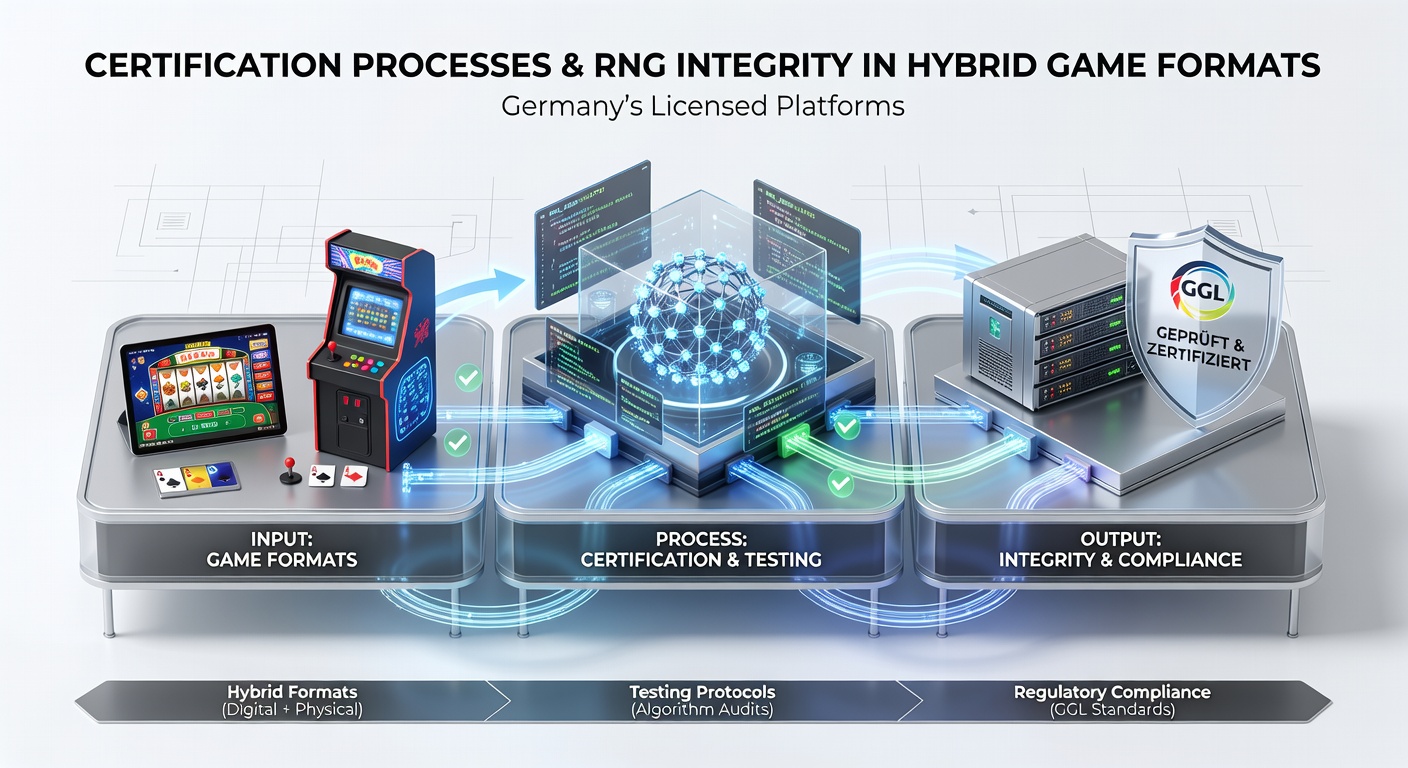 Audit und Prüfung von RNG in hybriden Formaten auf lizenzierten deutschen Plattformen