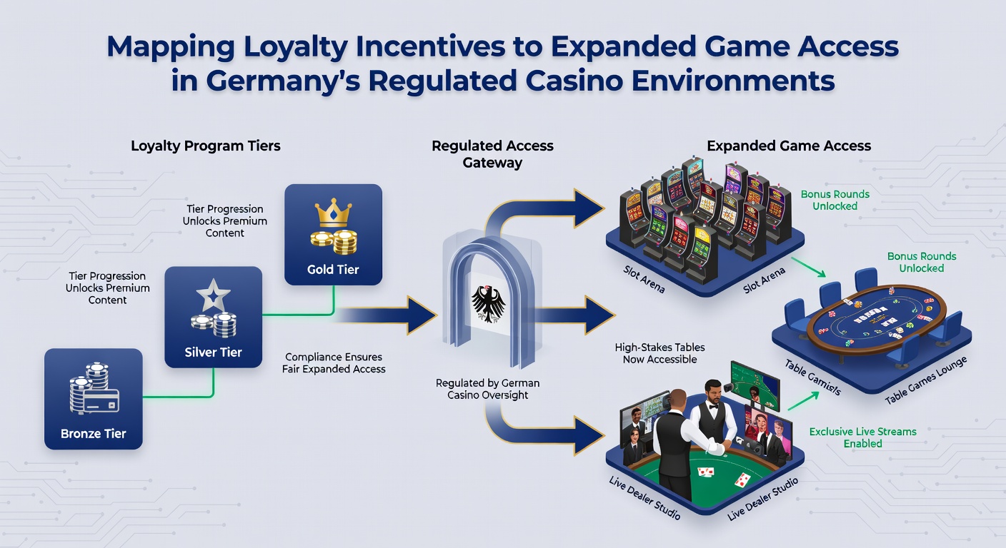 Illustration der Verknüpfung von Treuepunkten mit zusätzlichen Spielkategorien in regulierten deutschen Casinos