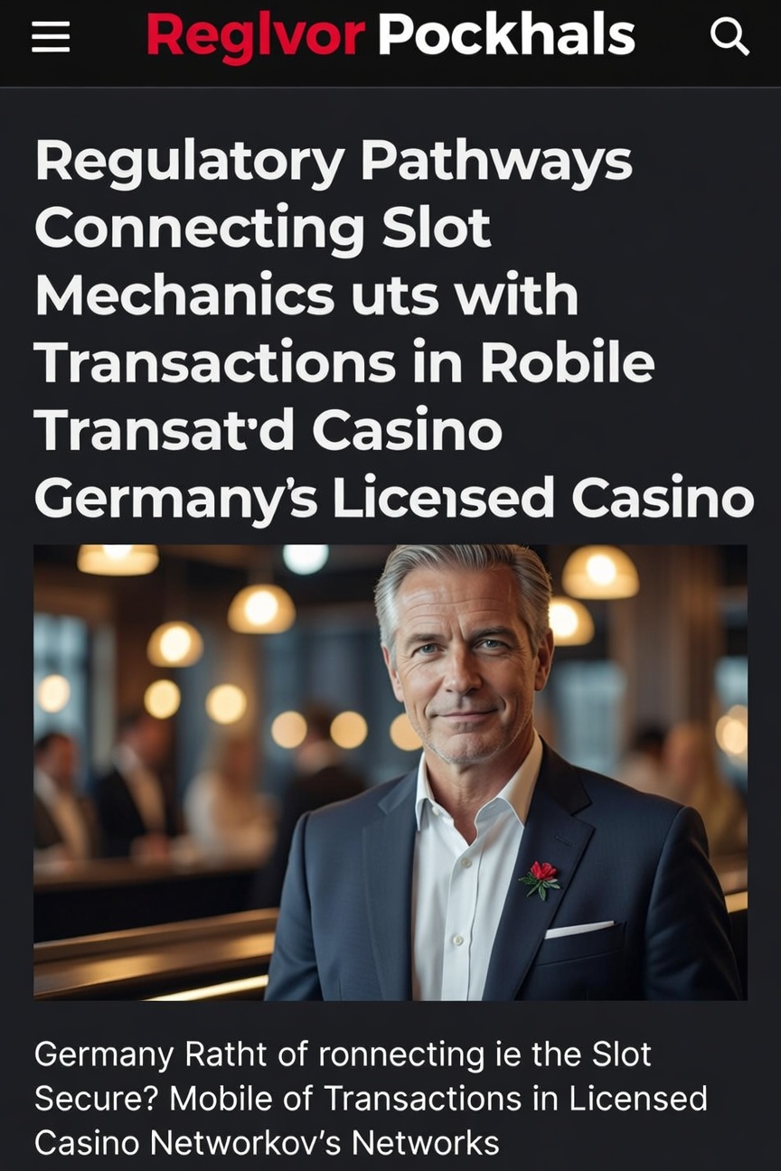 Illustration regulatorischer Verbindungen zwischen Slot-Mechaniken und mobilen Zahlungssystemen in lizenzierten deutschen Casinos