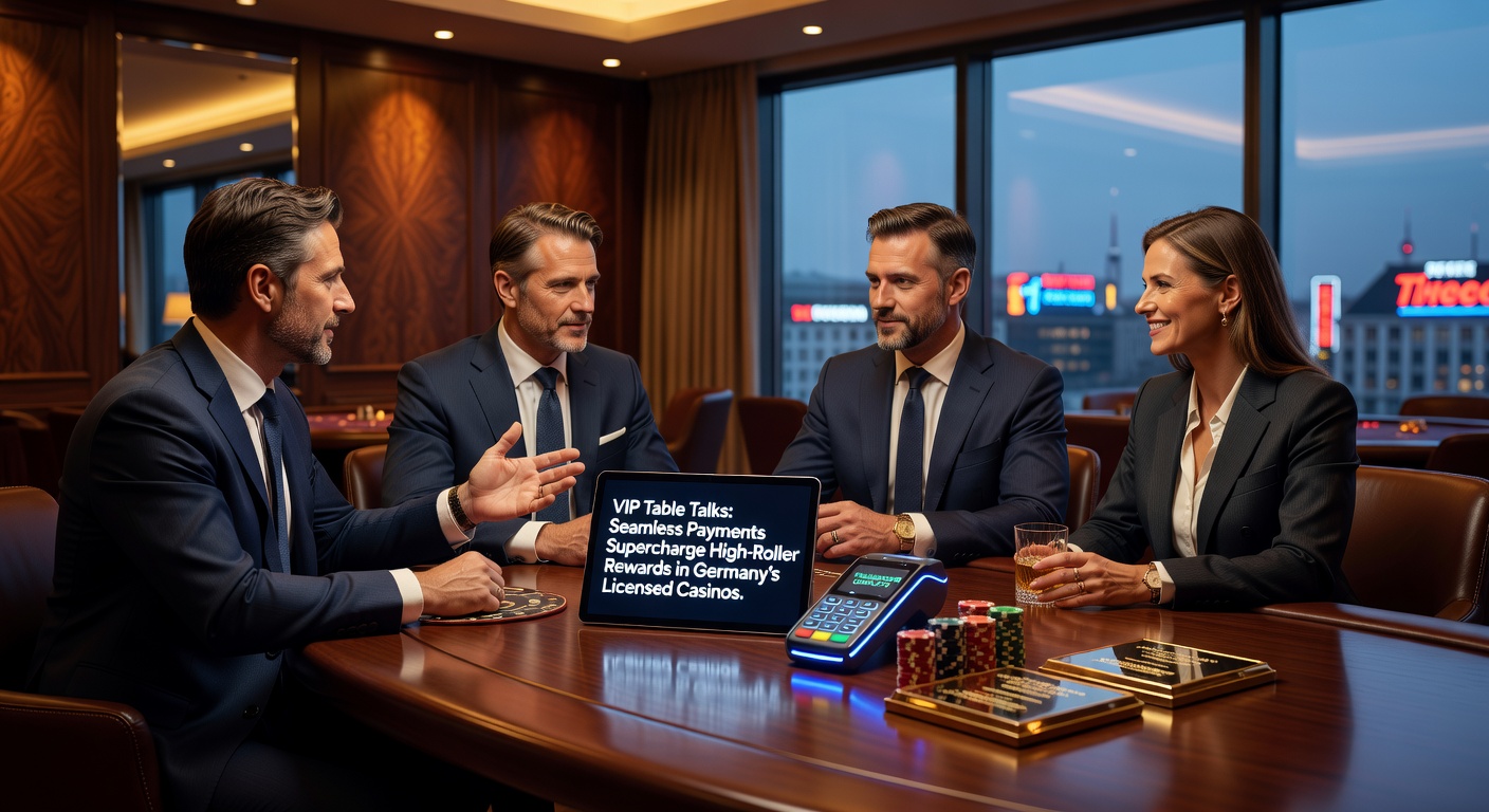 Nahtlose Zahlungsinterfaces und High-Roller-Belohnungen während VIP Table Talks in einem deutschen Casino